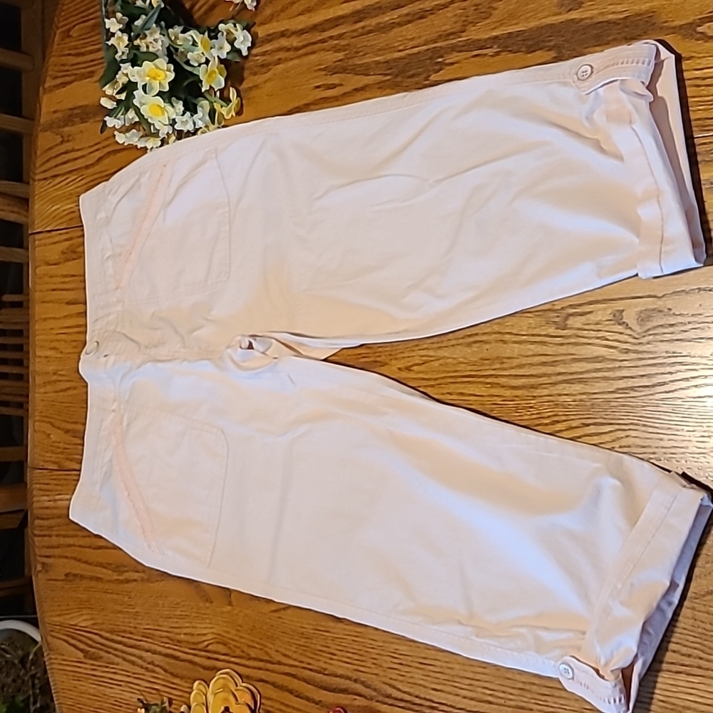 Style & Co Blush Roll Up Pants - Picture 3 of 6